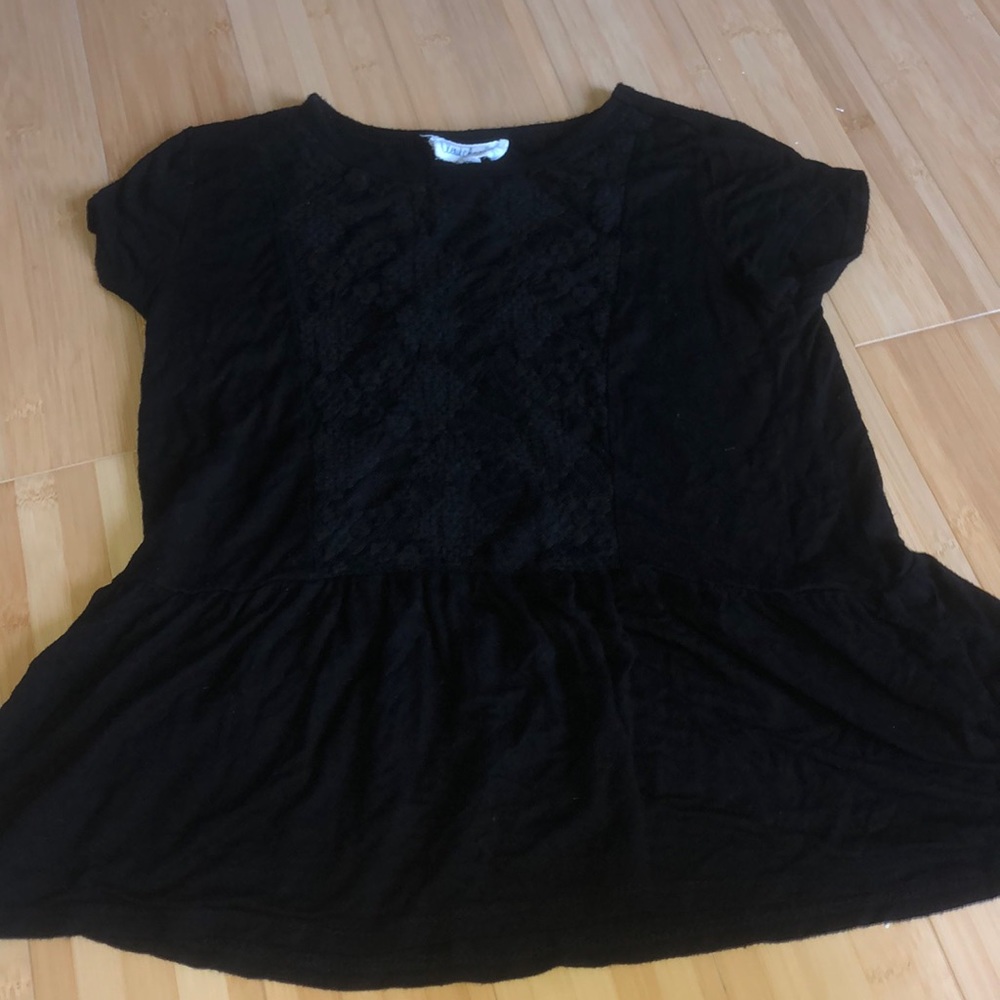 Lace peaplum top
